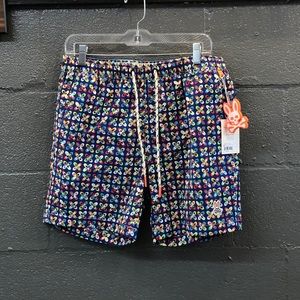 Psycho bunny swim shorts multi colored